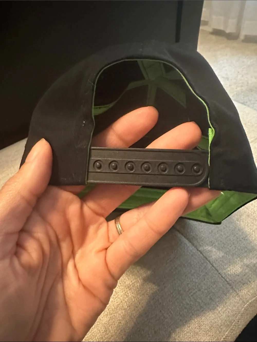 Boys Minecraft straight bill hat.